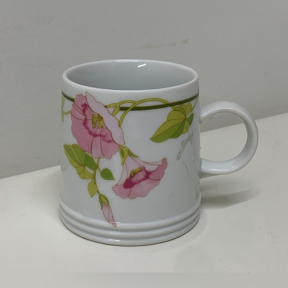 Vtg Discontinued Toscany Collection Portsmouth Japan Morning Glory Coffee Mug - Picture 2 of 12